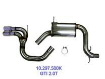 AUTOTECH SportTuned 3.0\" Stainless CAT BACK Exhaust ( MK5 VW GTI 2.0T )