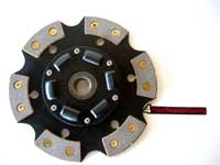 Clutchnet 6 puck clutch disc with sprung hub 228MM (Fits 02M 6SP W/ ESS Clutch Kits)