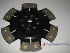 CLUTCHNET RACING 6 PUCK “QUICK LOCK” ™ SOLID HUB CLUTCH DISC FOR AUDI S4 2000-2002