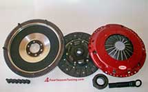 FST 228MM L/W Aluminum Flywheel W/ CLUTCHNET ORGANIC CLUTCH DISK (FITS VW MK5 JETTA RABBIT BEETLE W/ 2.5) Stage 2