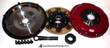 FST 228MM LW STEEL BILLET 14 Pound Flywheel W/ CLUTCHNET KEVLAR CLUTCH DISC (FITS VW MK5 JETTA RABBIT BEETLE W/ 2.5) Stage 2x