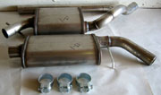 FST 2.25 S/S CAT BACK SYSTEM FOR VR6 CORRADO
