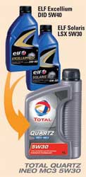 TOTAL QUARTZ INEO MC3 5W30 (QTY 3- 5 LITER BOTTLES) Meets VW Audi 502.00,505.00,505.01