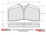 StopTech Performance Street Compounds  brake pad for ST40