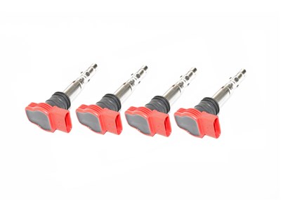 VW Audi 1.8T RED Ignition Coil 4 PACK