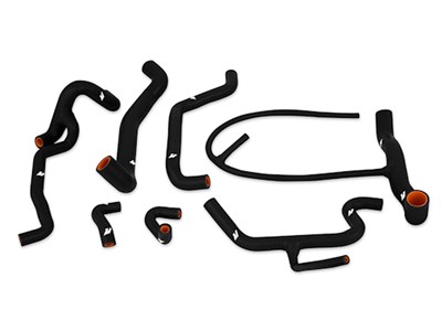 BLACK MISHIMOTO COOLANT HOSE SET (FITS VR6 GOLF JETTA 93-99 MK3 ONLY) fits Manual only.