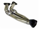TT MkIII VR6 Dual 2 inch Stainless Downpipe w/O2 fitting (ODB2) 96-99.5