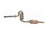 TT Stainless 2.5" Exhaust Corrado VR6 w/ Two Stainless Borla Mufflers / 