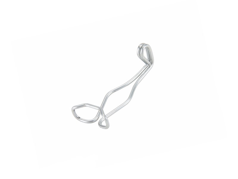 Clutch fork retaining spring